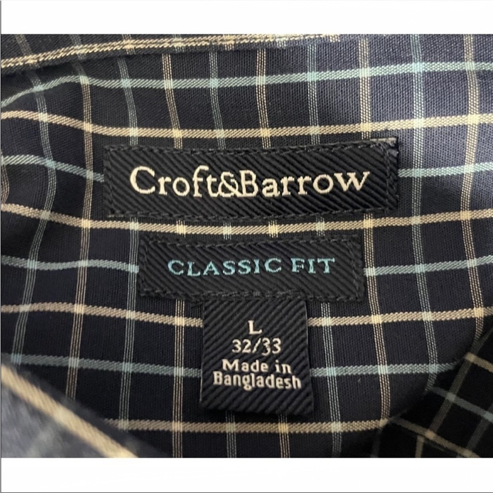 CROFT & Barrow Men’s Button Down Shirt - Picture 4 of 5